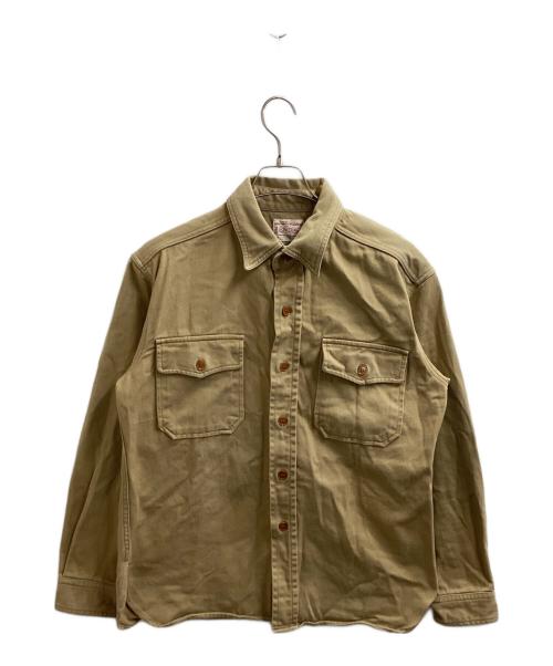 BONCOURA（ボンクラ）BONCOURA (ボンクラ) CPO shirt beige / CPOシャツ ベージュ / Made in JAPAN / 日本製 / 072-915-4225 ベージュ サイズ:38の古着・服飾アイテム
