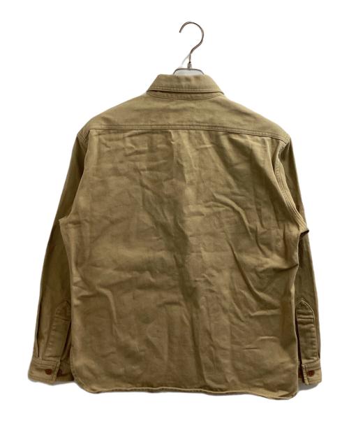 BONCOURA（ボンクラ）BONCOURA (ボンクラ) CPO shirt beige / CPOシャツ ベージュ / Made in JAPAN / 日本製 / 072-915-4225 ベージュ サイズ:38の古着・服飾アイテム