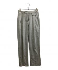 3.1 phillip lim（スリーワンフィリップリム）の古着「Wool Chambray Wide Leg Trouser　P202-5448CBR」｜グレー