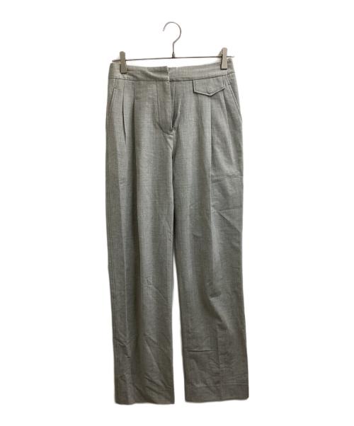 3.1 phillip lim（スリーワンフィリップリム）3.1 phillip lim (スリーワンフィリップリム) Wool Chambray Wide Leg Trouser　P202-5448CBR グレー サイズ:00の古着・服飾アイテム