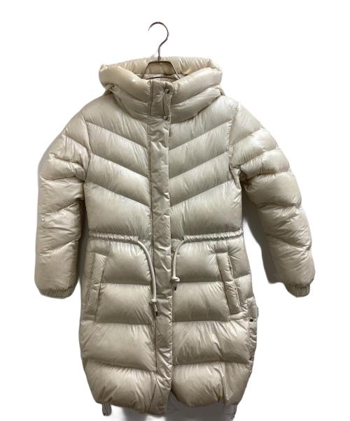 WOOLRICH（ウールリッチ）WOOLRICH (ウールリッチ) Aliquippa puffy long down jacket / アリキッパ パフィーロングダウンジャケット / WWOU0719 アイボリー サイズ:Sの古着・服飾アイテム
