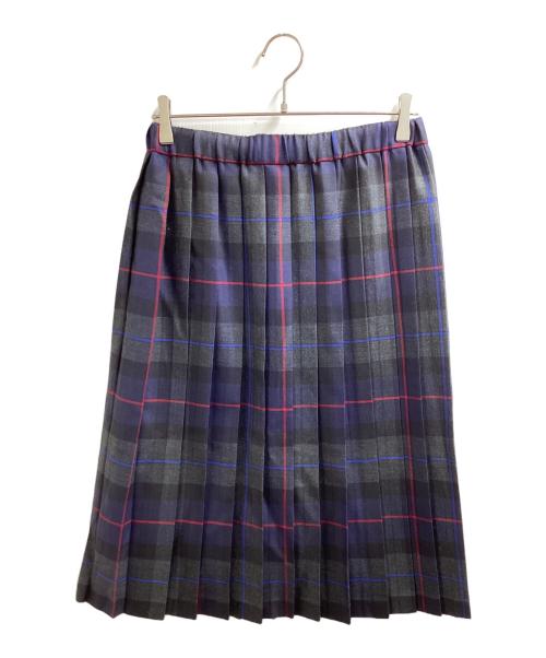 O'NEIL OF DUBLIN（オニールオブダブリン）O'NEIL OF DUBLIN (オニールオブダブリン) Charpentier de Vaisseau (シャルパンティエ ドゥ ヴェッソ) プリーツスカート/Charpentier de Vaisseau ネイビー サイズ:FREEの古着・服飾アイテム