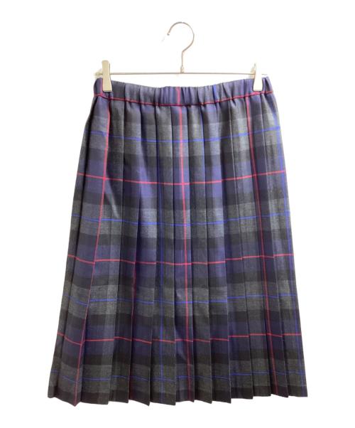 O'NEIL OF DUBLIN（オニールオブダブリン）O'NEIL OF DUBLIN (オニールオブダブリン) Charpentier de Vaisseau (シャルパンティエ ドゥ ヴェッソ) プリーツスカート/Charpentier de Vaisseau ネイビー サイズ:FREEの古着・服飾アイテム