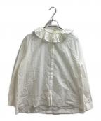 KURASUKOTOクラスコト）の古着「フリルカラーブラウス / K995-23059」｜ホワイト