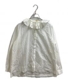 KURASUKOTO（クラスコト）の古着「フリルカラーブラウス / K995-23059」｜ホワイト