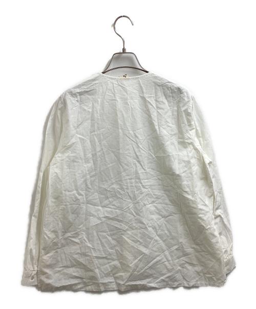 KURASUKOTO（クラスコト）KURASUKOTO (クラスコト) フリルカラーブラウス / K995-23059 ホワイト サイズ:Mの古着・服飾アイテム