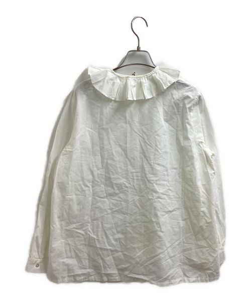 KURASUKOTO（クラスコト）KURASUKOTO (クラスコト) フリルカラーブラウス / K995-23059 ホワイト サイズ:Mの古着・服飾アイテム