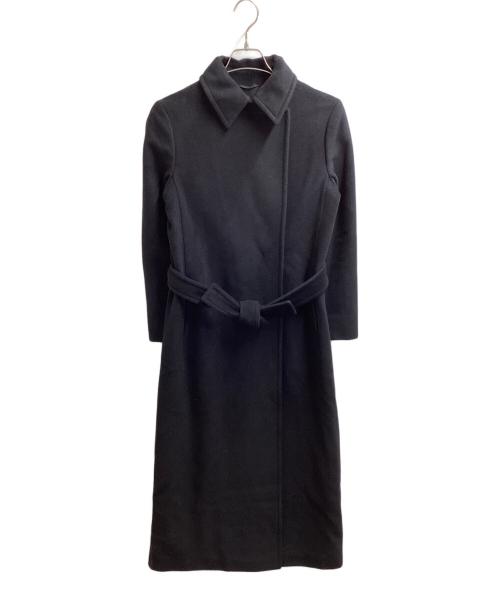 JIL SANDER（ジルサンダー）JIL SANDER (ジルサンダー) フラップウールコート ブラック サイズ:34の古着・服飾アイテム