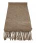 JOHNSTONS OF ELGIN（ジョンストンズオブエルガン）の古着「100% Cashmere Scarf / カシミヤ100% マフラー / Made in SCOTLAND / スコットランド製」｜ブラウン