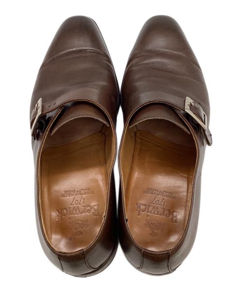 berwick（バーウィック）berwick (バーウィック) シングルモンクストラップレザーシューズ / VELEDB / 5232 ブラウン サイズ:26の古着・服飾アイテム