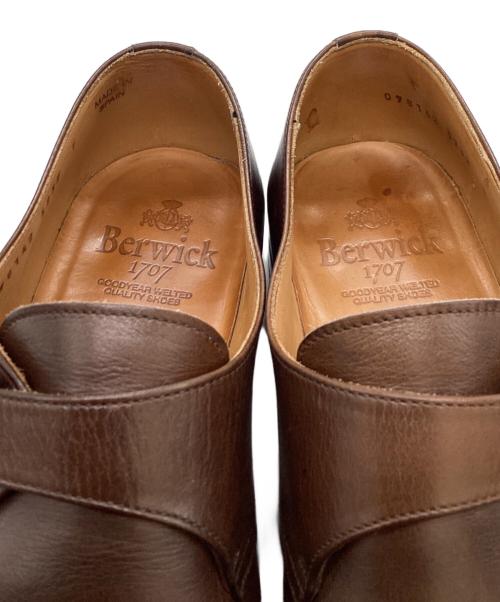berwick（バーウィック）berwick (バーウィック) シングルモンクストラップレザーシューズ / VELEDB / 5232 ブラウン サイズ:26の古着・服飾アイテム