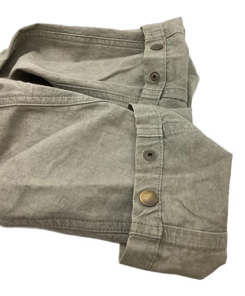 Varde77（バルデセブンティセブン）Varde77　 (バルデセブンティセブン) ノーカラーコート / 日本製 / MADE IN JAPAN カーキ サイズ:ONE SIZEの古着・服飾アイテム