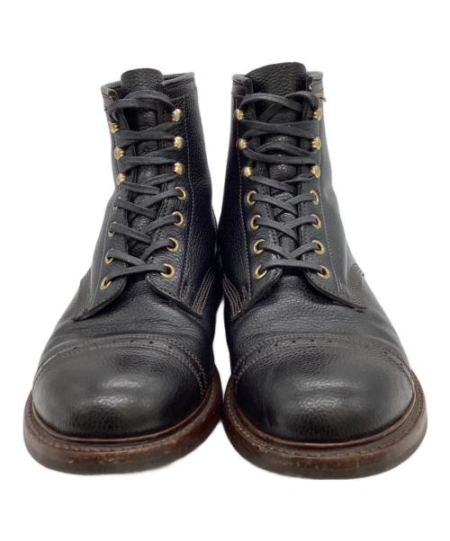 RRL（ダブルアールエル）RRL (ダブルアールエル) BOWERY BOOTS / バウリーブーツ / Made in England / イングランド製 ブラック サイズ:9の古着・服飾アイテム