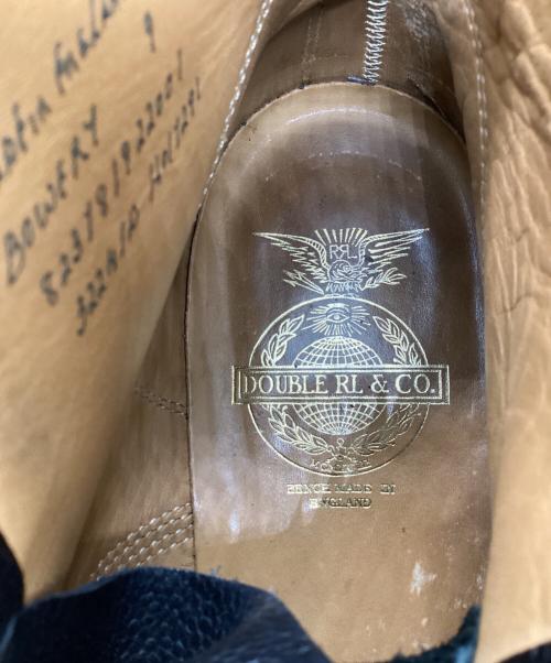 RRL（ダブルアールエル）RRL (ダブルアールエル) BOWERY BOOTS / バウリーブーツ / Made in England / イングランド製 ブラック サイズ:9の古着・服飾アイテム