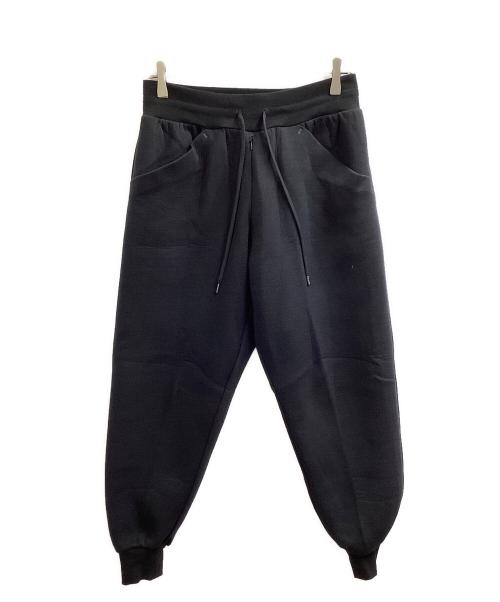 FUMITO GANRYU（フミトガンリュウ）FUMITO GANRYU (フミトガンリュウ) ダンボールニット ラウンジ テーパード スウェットパンツ / 日本製 ブラック サイズ:1の古着・服飾アイテム