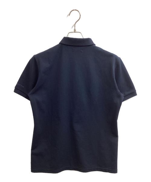 ZERO HALLIBURTON（ゼロ ハリバートン）ZERO HALLIBURTON (ゼロ ハリバートン) 鹿の子ポロシャツ / S/S POLO SHIRT / 82101 / MADE IN JAPAN ネイビー サイズ:Mの古着・服飾アイテム