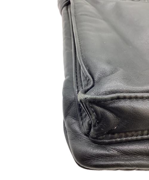 PORTER（ポーター）PORTER (ポーター) TANKER LEATHER  BRIEFCASE / タンカー レザー ブリーフケース / 383-08798 ブラックの古着・服飾アイテム