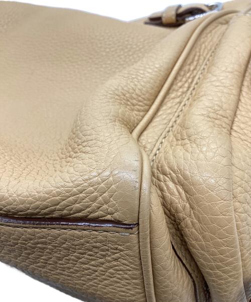 PRADA（プラダ）PRADA (プラダ) ヴィッテロダイノレザー トートバッグ / Vitello Dino Leather Tote Bag ブラウンの古着・服飾アイテム