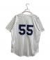 Majestic (マジェスティック) ベースボールシャツ / USA製 NEWYORK YANKEES ホワイト サイズ:XL：8000円