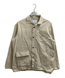 WHIMSY（ウィムジー）の古着「FACTORY JACKET / ファクトリージャケット / WMS-24SS3-004」｜ベージュ