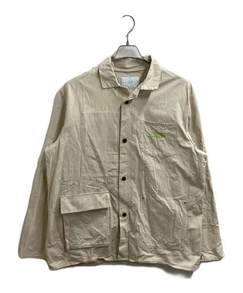 WHIMSY（ウィムジー）WHIMSY (ウィムジー) FACTORY JACKET / ファクトリージャケット / WMS-24SS3-004 ベージュ サイズ:Lの古着・服飾アイテム