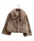 HER LIP TOハーリップトゥ）の古着「Winter Love Faux Fur Coat　1224307085」｜ピンク