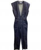 Ameriアメリ）の古着「V NECK DENIM JUMPSUIT / 01210560400」｜インディゴ