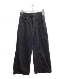 adidas×KSENIA SCHNAIDER（アディダス×クセニア シュナイダー）の古着「ボクサーショートジーンズ / IJ8348」｜ブラック