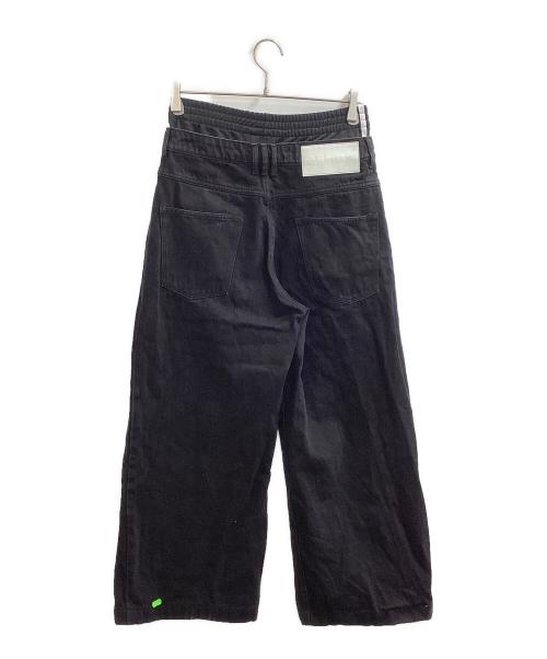 adidas（アディダス）adidas (アディダス) KSENIA SCHNAIDER (クセニア シュナイダー) ボクサーショートジーンズ / IJ8348 ブラック サイズ:W29の古着・服飾アイテム