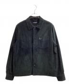 FRED PERRYフレッドペリー）の古着「CORDUROY OVERSHIRT / コーデュロイオーバーシャツ」｜グリーン