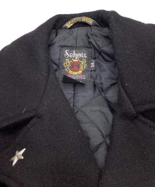 Schott（ショット）Schott (ショット) 32oz ONE STAR WOOL ZIP PEA COA　7068 ブラック サイズ:34の古着・服飾アイテム