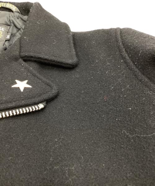 Schott（ショット）Schott (ショット) 32oz ONE STAR WOOL ZIP PEA COA　7068 ブラック サイズ:34の古着・服飾アイテム