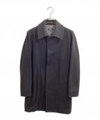 A.P.C.アーペーセー）の古着「比翼 ウールステンカラーコート」｜ブラック