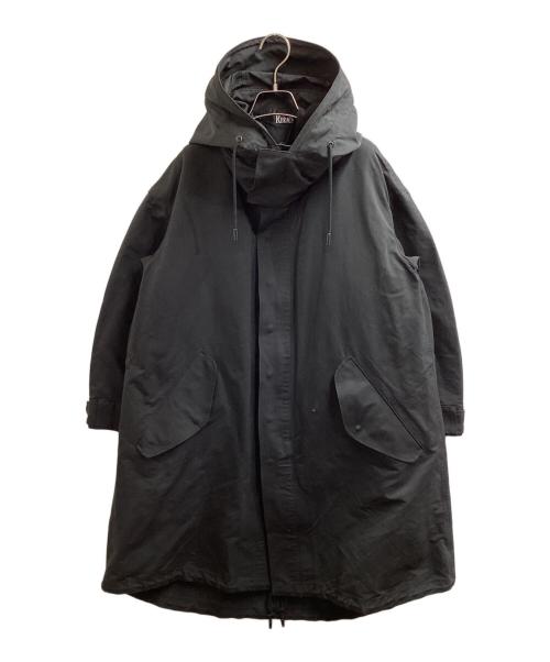 THE RERACS（ザ リラクス）THE RERACS (ザ リラクス) ライナー付モッズコート / 18FW-RECT-186L-LINER-J ブラック サイズ:36の古着・服飾アイテム