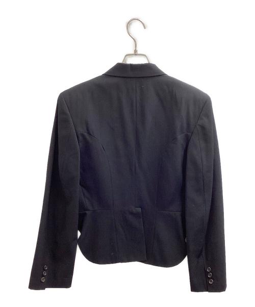 COMME des GARCONS NOIR（コムデギャルソン ノワール）COMME des GARCONS NOIR (コムデギャルソン ノワール) ウールクロップドジャケット / AD1989 / AJ-25012M  ブラック サイズ:Mの古着・服飾アイテム