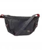 PORTER×ILSポーター×イル）の古着「ショルダーバッグ / LYD383-06693」｜ブラック×レッド