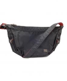 PORTER×ILS（ポーター×イル）の古着「ショルダーバッグ / LYD383-06693」｜ブラック×レッド