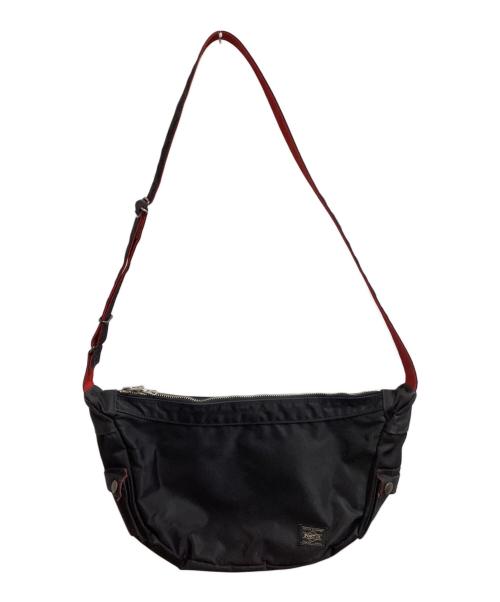 PORTER（ポーター）PORTER (ポーター) ILS (イル) ショルダーバッグ / LYD383-06693 ブラック×レッド サイズ:-の古着・服飾アイテム