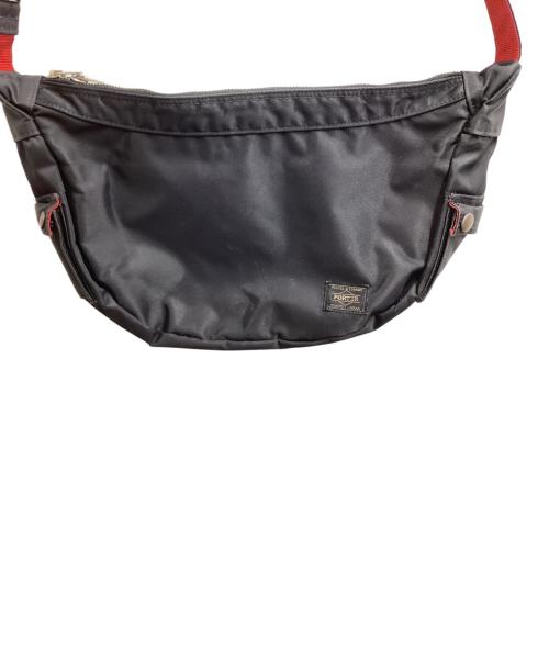 PORTER（ポーター）PORTER (ポーター) ILS (イル) ショルダーバッグ / LYD383-06693 ブラック×レッド サイズ:-の古着・服飾アイテム