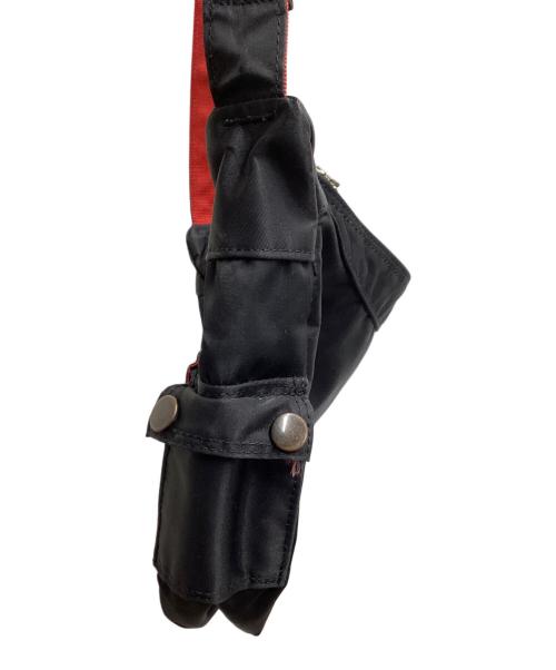 PORTER（ポーター）PORTER (ポーター) ILS (イル) ショルダーバッグ / LYD383-06693 ブラック×レッド サイズ:-の古着・服飾アイテム