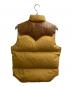 RockyMountainFeatherBed WAREHOUSE (ウエアハウス) レザーヨーク ナイロン ダウンベスト / Leather yoke nylon down vest ブラウン サイズ:38：13000円
