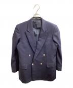 Burberry'sバーバリーズ）の古着「Double-breasted Tasmanian wool Blazer Navy / 金釦ダブルブレザー ネイビー / WM321-400-29 /」｜ネイビー