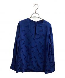 STELLA McCARTNEY（ステラマッカートニー）の古着「馬柄ブラウス　/　590420」｜ブルー