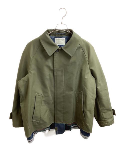 KOLOR（カラー）KOLOR (カラー) レイヤードデザインショートコート / Layered design short coat オリーブ サイズ:2の古着・服飾アイテム