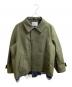 KOLOR（カラー）の古着「レイヤードデザインショートコート / Layered design short coat」｜オリーブ