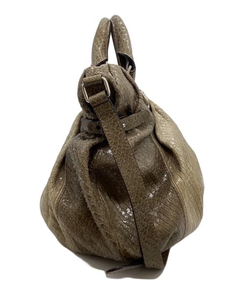 CELINE（セリーヌ）CELINE (セリーヌ) パイソン型押し2WAYバッグ / WD-SA-0059 / ピロースモール ベージュ サイズ:-の古着・服飾アイテム