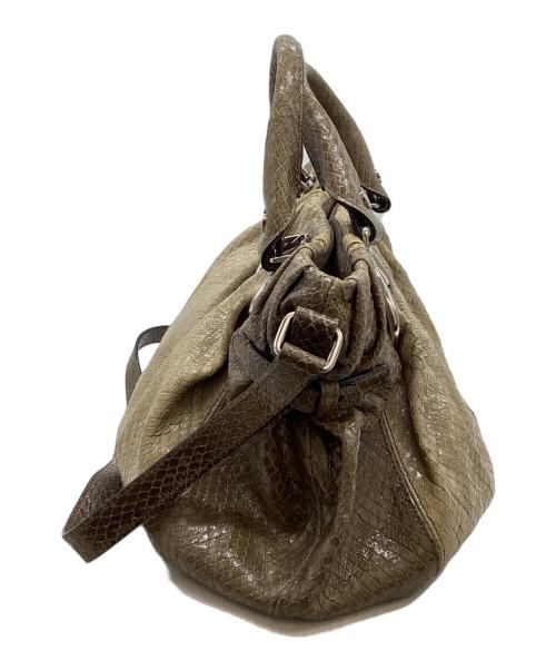 CELINE（セリーヌ）CELINE (セリーヌ) パイソン型押し2WAYバッグ / WD-SA-0059 / ピロースモール ベージュ サイズ:-の古着・服飾アイテム