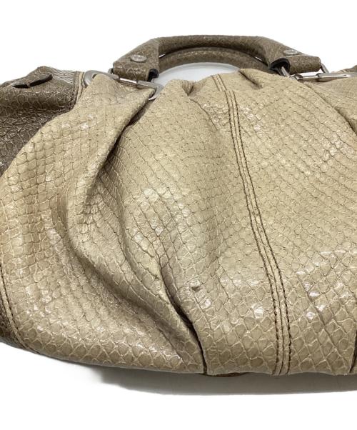 CELINE（セリーヌ）CELINE (セリーヌ) パイソン型押し2WAYバッグ / WD-SA-0059 / ピロースモール ベージュ サイズ:-の古着・服飾アイテム