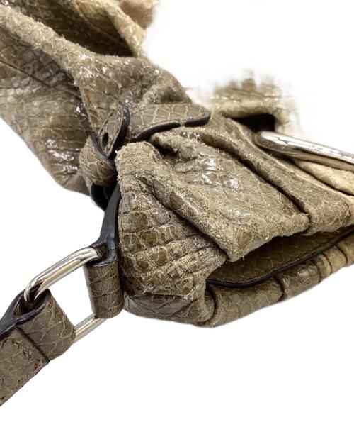 CELINE（セリーヌ）CELINE (セリーヌ) パイソン型押し2WAYバッグ / WD-SA-0059 / ピロースモール ベージュ サイズ:-の古着・服飾アイテム