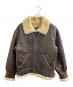 A.C.CONTRACTエーシーコントラクト）の古着「B-3ムートンジャケット / 33H5595」｜ブラウン